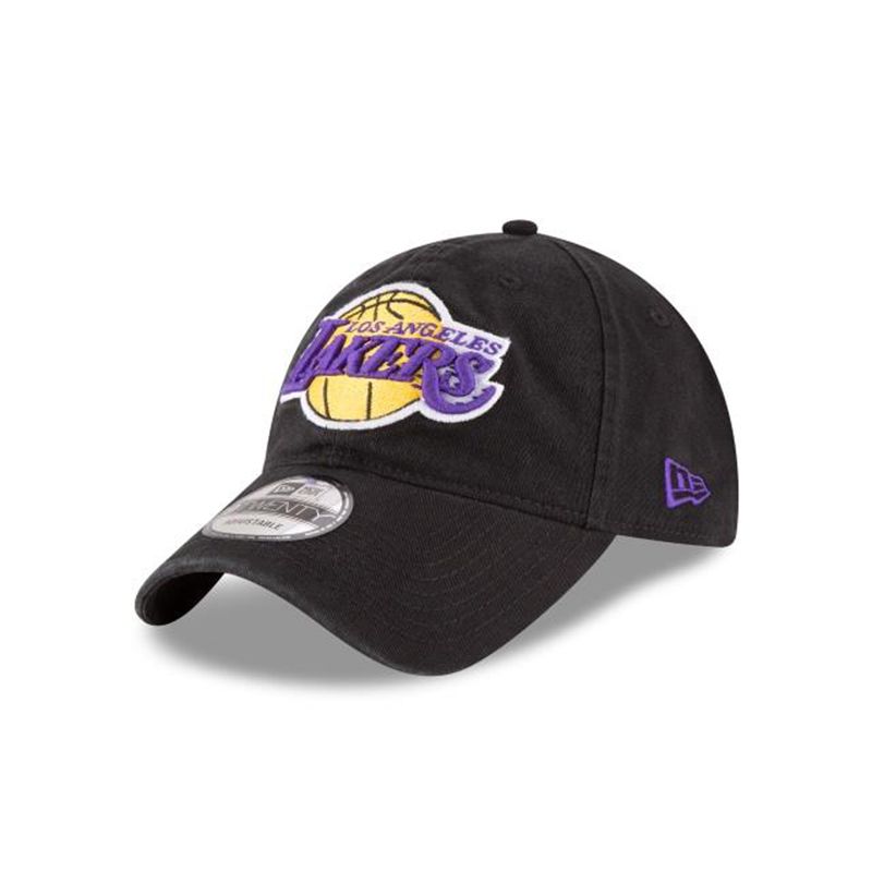 NBA Los Angeles Lakers Core Classic 9Twenty Adjustable (NPG5275) - Black New Era Caps